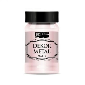 Dekor Metal (μεταλλικό κιμωλίας) Pentart 100 ml, Rose Gold 35122