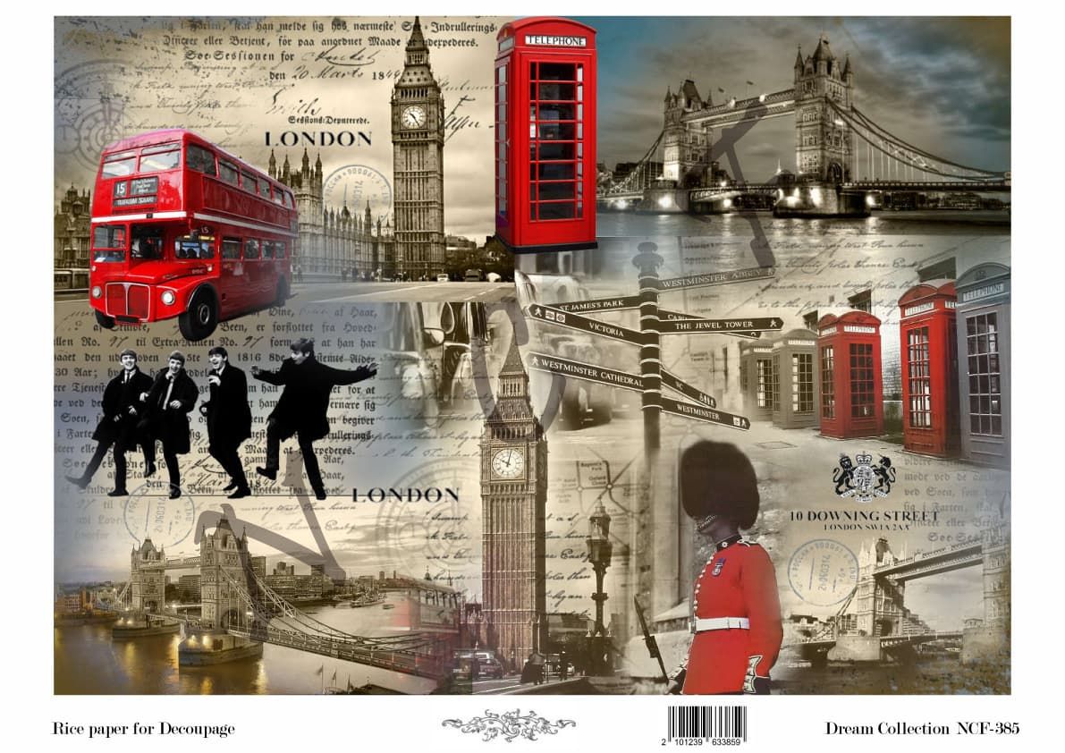 Ριζόχαρτο για Decoupage Α3 (30x40cm) 1 Ριζόχαρτο για Decoupage Α3 (30x40cm)
