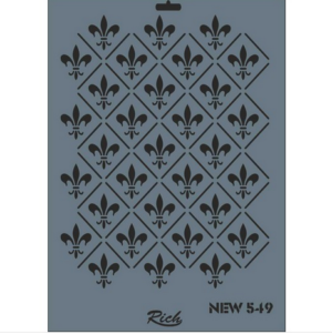 Stencil New Rich, 35x25cm,  NEW549