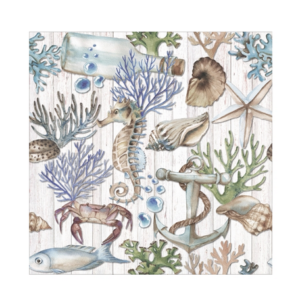 Χαρτοπετσέτα για Decoupage, Θησαυροί της θάλασσας, 1τεμ. 370019