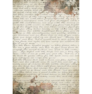 Ριζόχαρτο Stamperia 21x29cm, Our way, Manuscript DFSA4712
