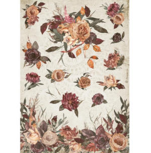 Ριζόχαρτο Stamperia 21x29cm, Our way, Flowers DFSA4715