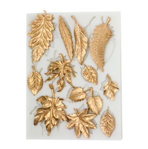 Καλούπι σιλικόνης, Φυλλαράκια, 16.1×12.2x1cm W43