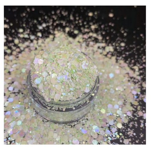 Χρυσόσκονη Chunky Glitter 40ml, Απαλό πράσινο FC07 1 Χρυσόσκονη Chunky Glitter 40ml, Απαλό πράσινο FC07