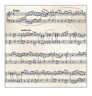 Χαρτοπετσέτα για decoupage, 1τεμ, Παρτιτούρα μουσικής 13316830