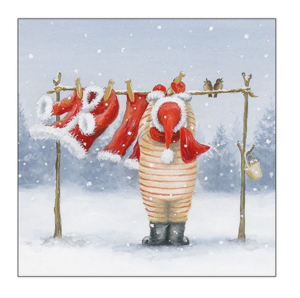 Χαρτοπετσέτα για decoupage, 1τεμ, Μπουγάδα του Άγιου Βασίλη 33316685