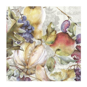 Χαρτοπετσέτα για decoupage, Φθινοπωρινά φρούτα, 1 τεμ. L922260