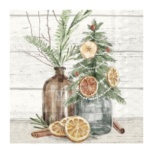 Χαρτοπετσέτα για decoupage, Χριστουγεννιάτικη διακόσμηση, 1 τεμ. L970260