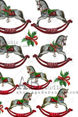 Ριζόχαρτο AB Studio, 21x29cm, Κουνιστά αλογάκια, AB0311