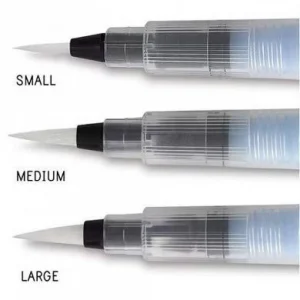 Πινέλο με Δοχείο Νερού Στρογγυλή Μύτη Small 3mm