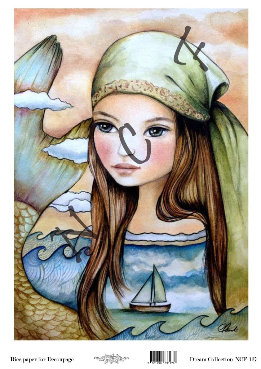Ριζόχαρτο για Decoupage Α3 (30x40cm) 1 Ριζόχαρτο για Decoupage Α3 (30x40cm)