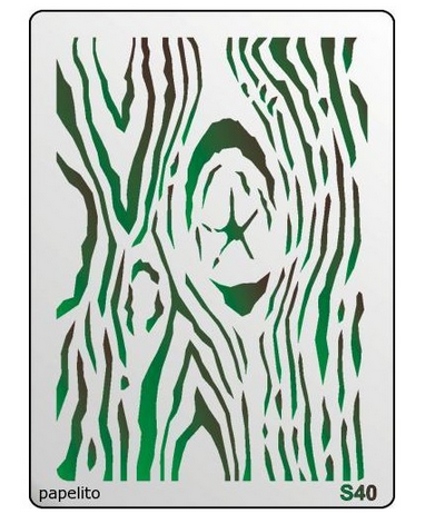Stencil 3D, Wooden Effect 15x20cm, Pentacollection 25164 1 Stencil 3D, Wooden Effect 15x20cm, Pentacollection 25164