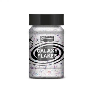 Galaxy Flakes Pentart,15 g Jupiter white 37047