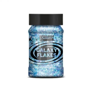 Galaxy Flakes Pentart,15 g Uranus blue 37056