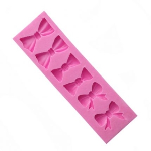 Καλούπι σιλικόνης, Φιόγκοι, 15,2×4,6cm AF290
