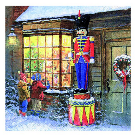 Χαρτοπετσέτα για Decoupage, Toyshop & Nutcracker, 1τεμ. 310669 1 Χαρτοπετσέτα για Decoupage, Toyshop & Nutcracker, 1τεμ. 310669