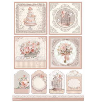 Ριζόχαρτο Stamperia 21x29cm, You and me, Cards DFSA4694