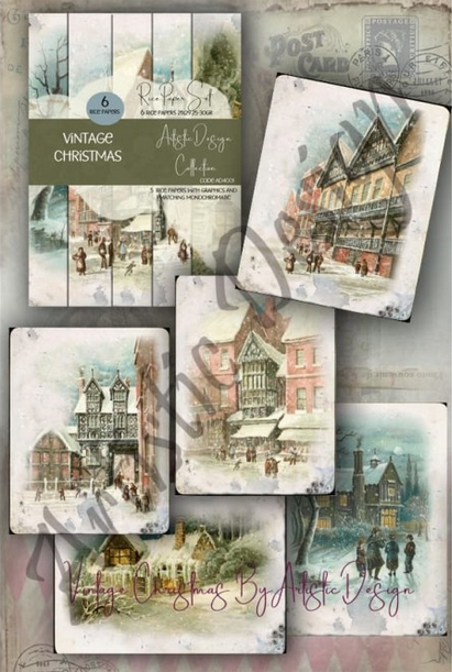 Ριζόχαρτα για Decoupage Α4 (σετ 6 διαφορετικά σχέδια) / AD4001 3 Ριζόχαρτα για Decoupage Α4 (σετ 6 διαφορετικά σχέδια) / AD4001 - Image 3