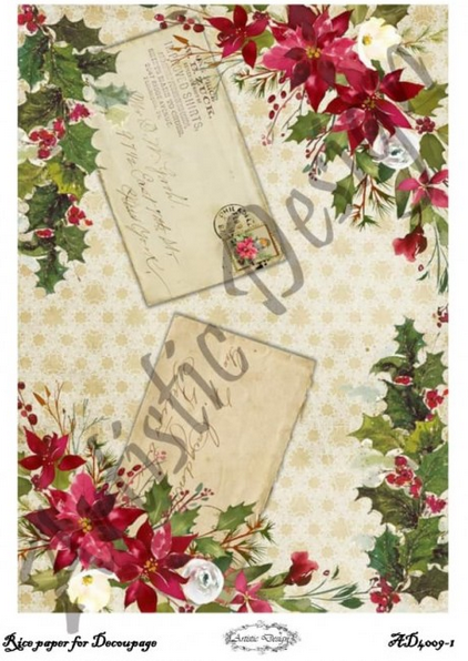Ριζόχαρτα για Decoupage Α4 (σετ 6 διαφορετικά σχέδια) / AD4009 3 Ριζόχαρτα για Decoupage Α4 (σετ 6 διαφορετικά σχέδια) / AD4009 - Image 3