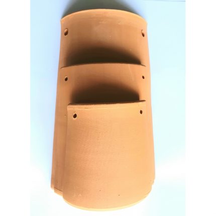 Κεραμίδι πήλινο μεγάλο, 21x13cm KTR12 2 Κεραμίδι πήλινο μεγάλο, 21x13cm KTR12 - Image 2