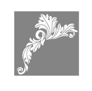 Στένσιλ DecoChic 30x30cm, Flower Tiara ST-1271