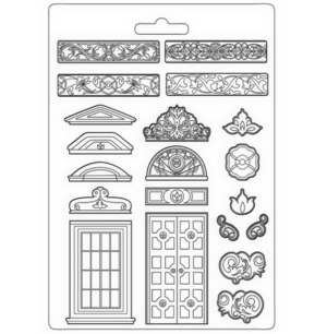 Καλούπι εύκαμπτο A4, 21x29cm, Stamperia, Casa Granada, Greek and door K3PTA4526