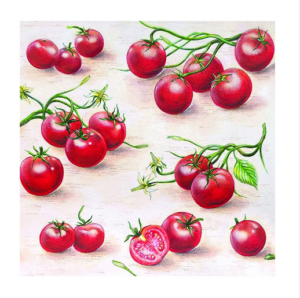 Χαρτοπετσέτα για decoupage, 1τεμ, Τομάτες τσαμπιά 13316130