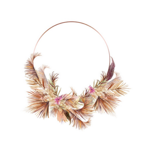 Χαρτοπετσέτα για decoupage, 1τεμ, Στεφάνι με φτερά 13316245