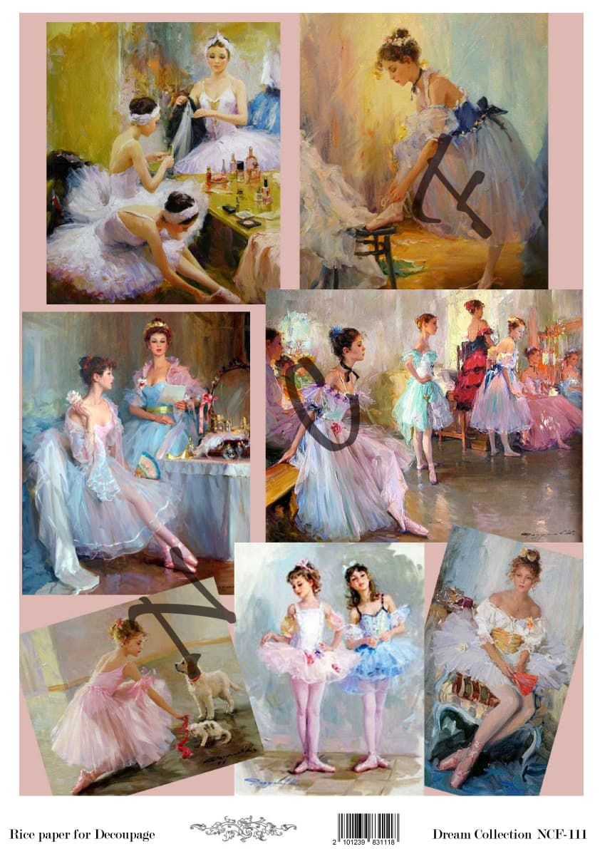 Ριζόχαρτο για Decoupage Α3 (30x40cm) 1 Ριζόχαρτο για Decoupage Α3 (30x40cm)