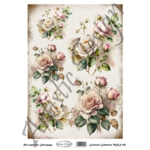 Ριζόχαρτο Artistic Design για Decoupage Α4, Roses