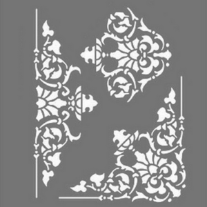 Στένσιλ χοντρό 0,40 mm DecoChic 40x40cm, Lace Embellishments ST-1072