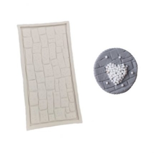 Καλούπι σιλικόνης, Τοίχος με τούβλα, 14.6×7.4cm ZJ1142-85