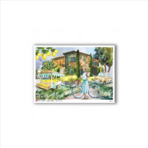 Ριζόχαρτο για Decoupage PaperD, Καλοκαιρινή βόλτα, 32x45cm SCENE_0142