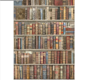 Ριζόχαρτο ντεκουπάζ Stamperia 21x29cm, Vintage Library, DFSA4754