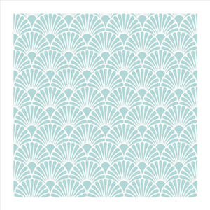 Χαρτοπετσέτα για decoupage, 1τεμ, Γαλάζια ταπετσαρία art deco 13314390