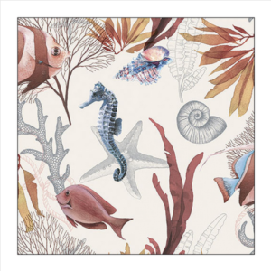 Χαρτοπετσέτα για decoupage, 1τεμ, Αλογάκι της Θάλασσας 13317420