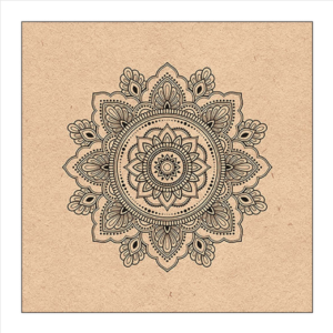 Χαρτοπετσέτα για decoupage, 1τεμ, Μάνταλα σε κραφτ φόντο 13315165