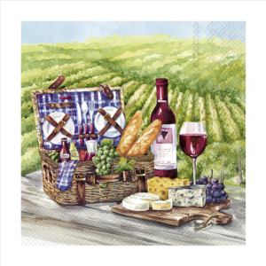 Χαρτοπετσέτα για decoupage, 1 τεμ, Πικ νικ στην εξοχή L958100