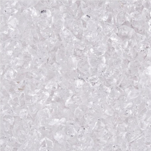 Πέτρες γυάλινες διακοσμητικές 2-4mm, 200gr, clear (διάφανες) GLA2099