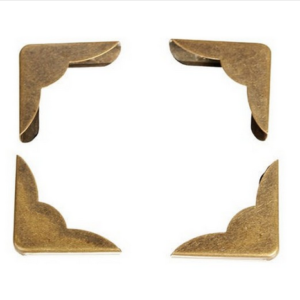 Γωνίες μεταλλικές αντικέ 23x17mm – σετ 8 τεμ AL01254