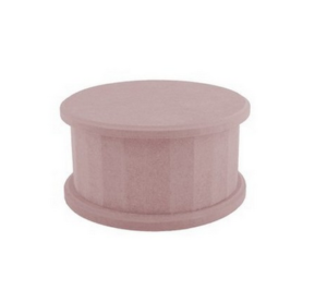 Κουτί Mdf στρογγυλό large 17x17x8cm KT42