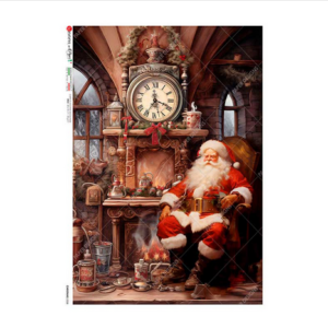 Ριζόχαρτο για Decoupage PaperD, Η ώρα του Άγιου Βασίλη, 30x40cm CHRISTMAS_0358