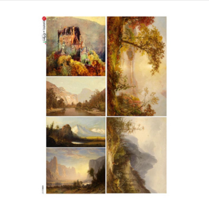 Ριζόχαρτο για Decoupage PaperD, Τοπία στη φύση, 30x40cm VIEWS_0137