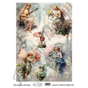 Ριζόχαρτο Artistic Design για Decoupage Α4, Fairies