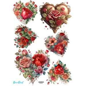 Ριζόχαρτο DECOUPRINT 30x42cm     1700228 Valentine