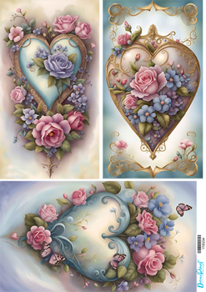 Ριζόχαρτο DECOUPRINT 30x42cm     1700234 Valentine