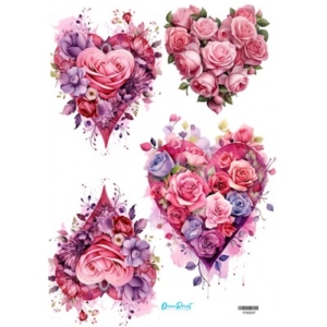 Ριζόχαρτο DECOUPRINT 30x42cm     1700237 Valentine