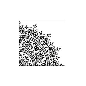 Στένσιλ DecoChic, 40x40cm, Mandala Corner D-413
