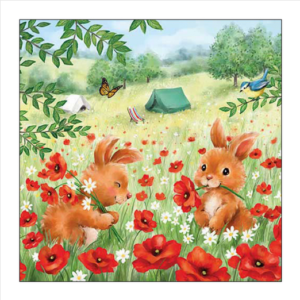 Χαρτοπετσέτα για decoupage, 1τεμ, Καλοκαιρινή κατασκήνωση 13318525