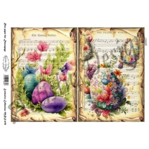 Ριζόχαρτο Artistic Design για Decoupage Α4, Easter Eggs